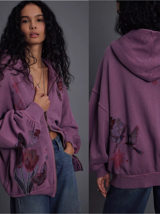 Free People Tops - NWT- Free People Grandma's Garden Hoodie